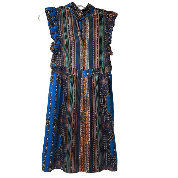 Vanitas of California Sleeveless Silk Dress Size Medium - Picture 2 of 5